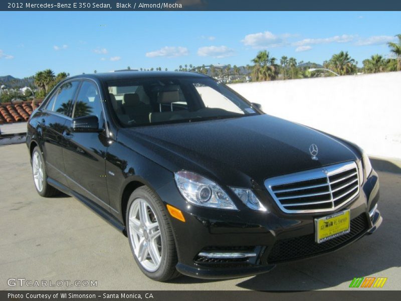 Black / Almond/Mocha 2012 Mercedes-Benz E 350 Sedan