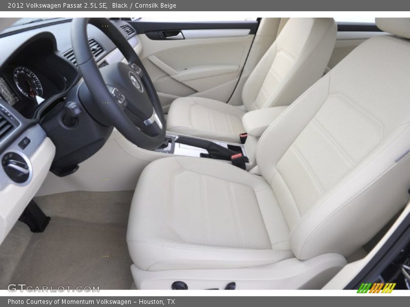  2012 Passat 2.5L SE Cornsilk Beige Interior