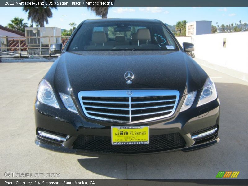 Black / Almond/Mocha 2012 Mercedes-Benz E 350 Sedan