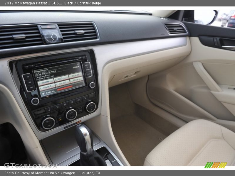 Black / Cornsilk Beige 2012 Volkswagen Passat 2.5L SE