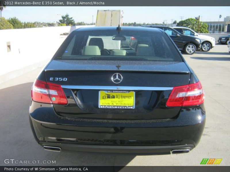 Black / Almond/Mocha 2012 Mercedes-Benz E 350 Sedan