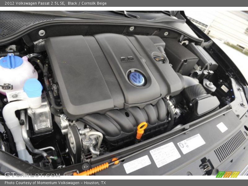  2012 Passat 2.5L SE Engine - 2.5 Liter DOHC 20-Valve 5 Cylinder