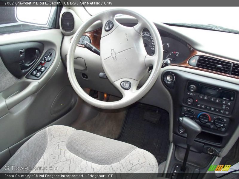 Galaxy Silver Metallic / Gray 2002 Chevrolet Malibu LS Sedan