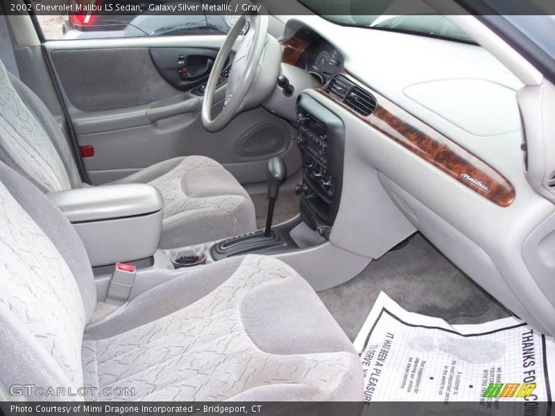 Galaxy Silver Metallic / Gray 2002 Chevrolet Malibu LS Sedan