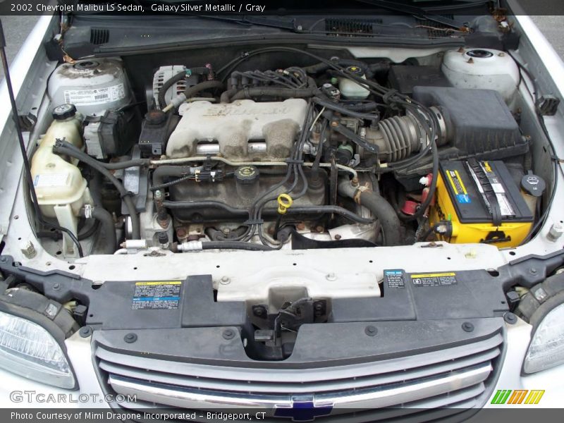 Galaxy Silver Metallic / Gray 2002 Chevrolet Malibu LS Sedan