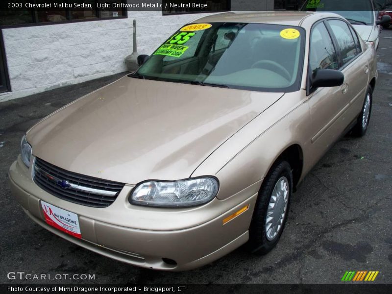 Light Driftwood Metallic / Neutral Beige 2003 Chevrolet Malibu Sedan