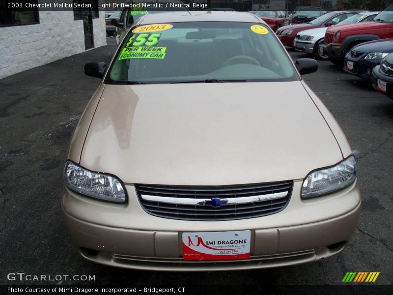 Light Driftwood Metallic / Neutral Beige 2003 Chevrolet Malibu Sedan