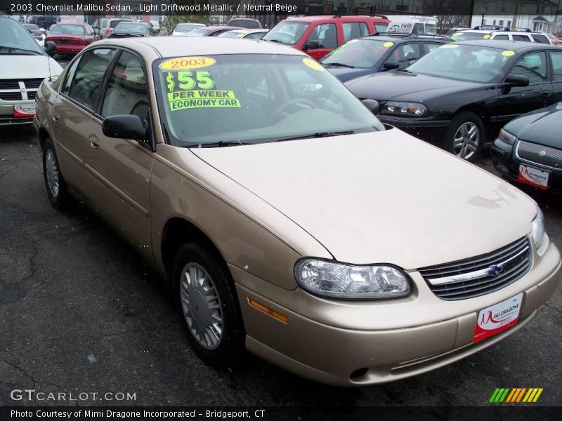 Light Driftwood Metallic / Neutral Beige 2003 Chevrolet Malibu Sedan