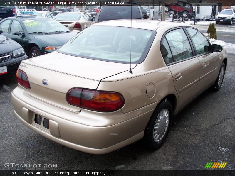 Light Driftwood Metallic / Neutral Beige 2003 Chevrolet Malibu Sedan