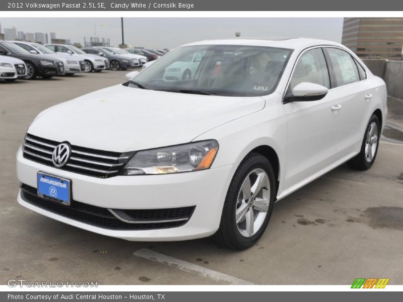 Candy White / Cornsilk Beige 2012 Volkswagen Passat 2.5L SE