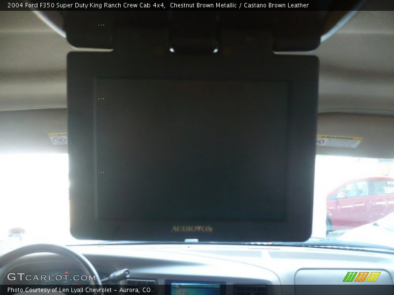 Chestnut Brown Metallic / Castano Brown Leather 2004 Ford F350 Super Duty King Ranch Crew Cab 4x4