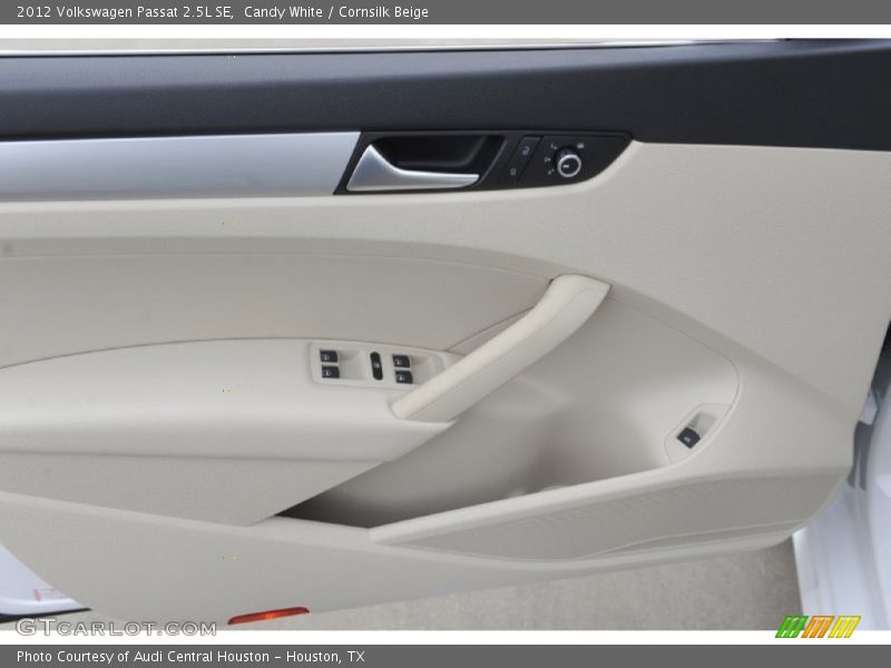 Candy White / Cornsilk Beige 2012 Volkswagen Passat 2.5L SE