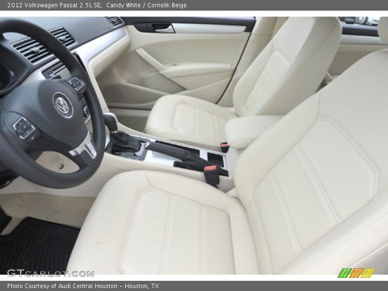 Candy White / Cornsilk Beige 2012 Volkswagen Passat 2.5L SE