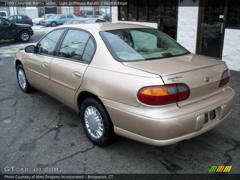 Light Driftwood Metallic / Neutral Beige 2003 Chevrolet Malibu Sedan