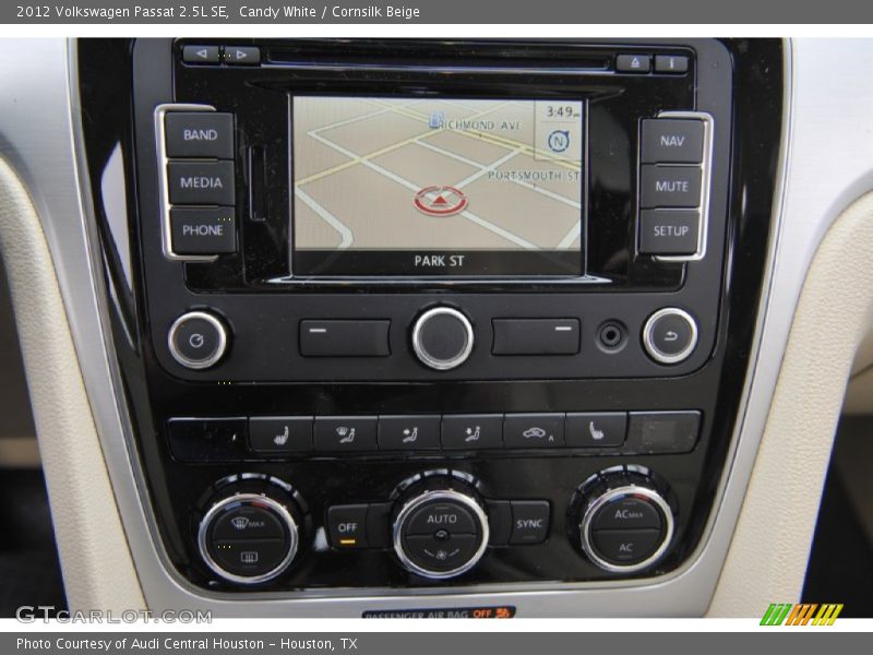 Candy White / Cornsilk Beige 2012 Volkswagen Passat 2.5L SE