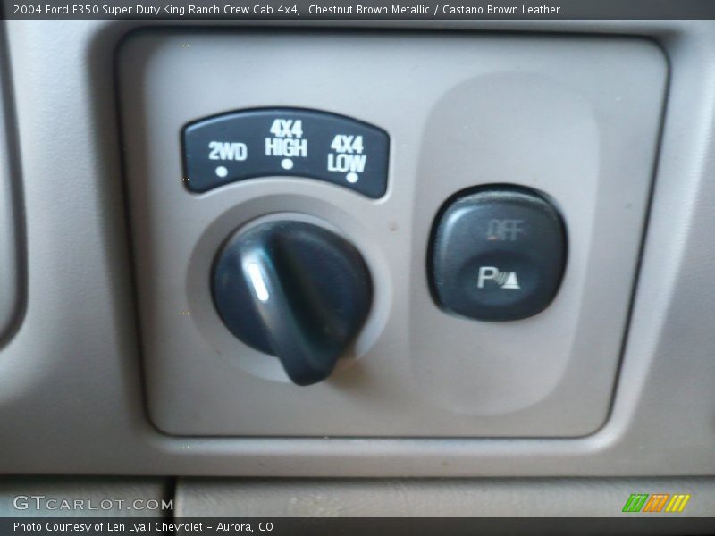 Chestnut Brown Metallic / Castano Brown Leather 2004 Ford F350 Super Duty King Ranch Crew Cab 4x4