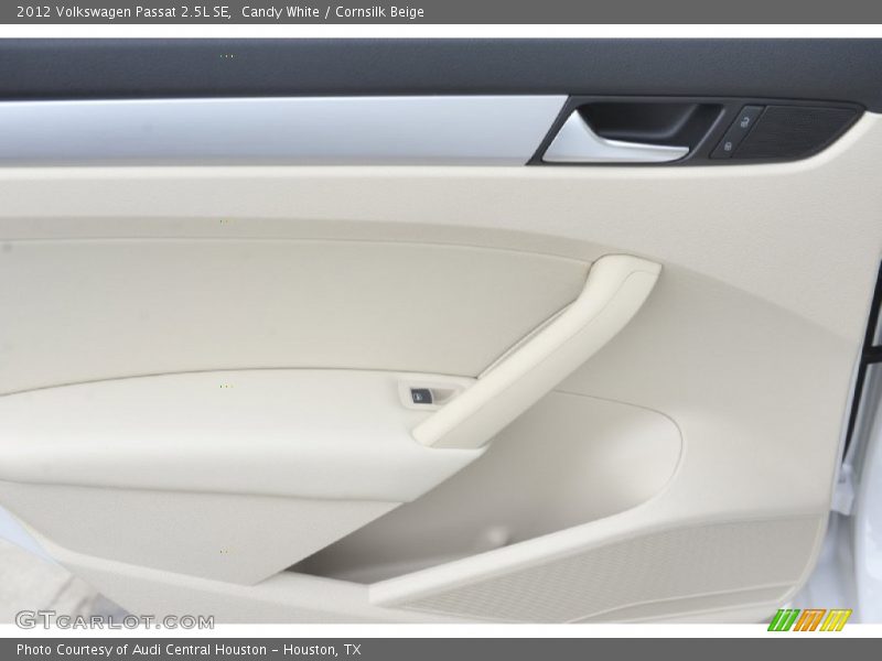 Candy White / Cornsilk Beige 2012 Volkswagen Passat 2.5L SE