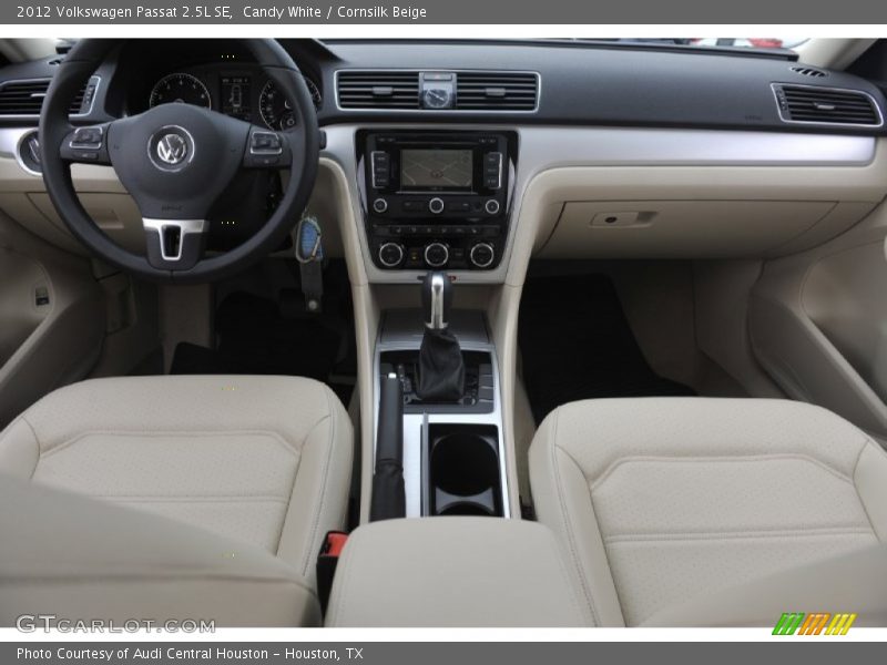 Candy White / Cornsilk Beige 2012 Volkswagen Passat 2.5L SE