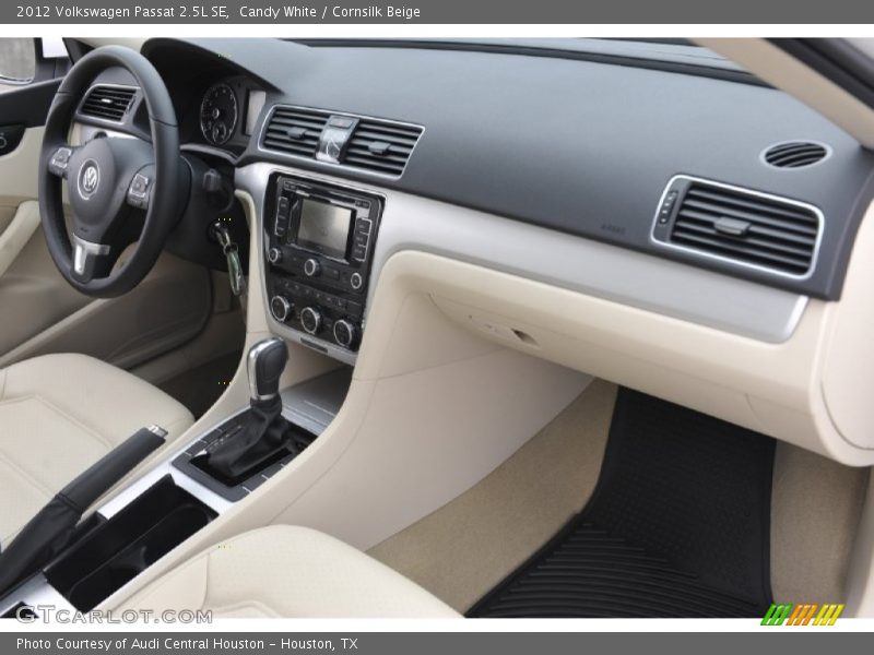 Candy White / Cornsilk Beige 2012 Volkswagen Passat 2.5L SE