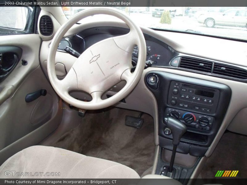 Light Driftwood Metallic / Neutral Beige 2003 Chevrolet Malibu Sedan