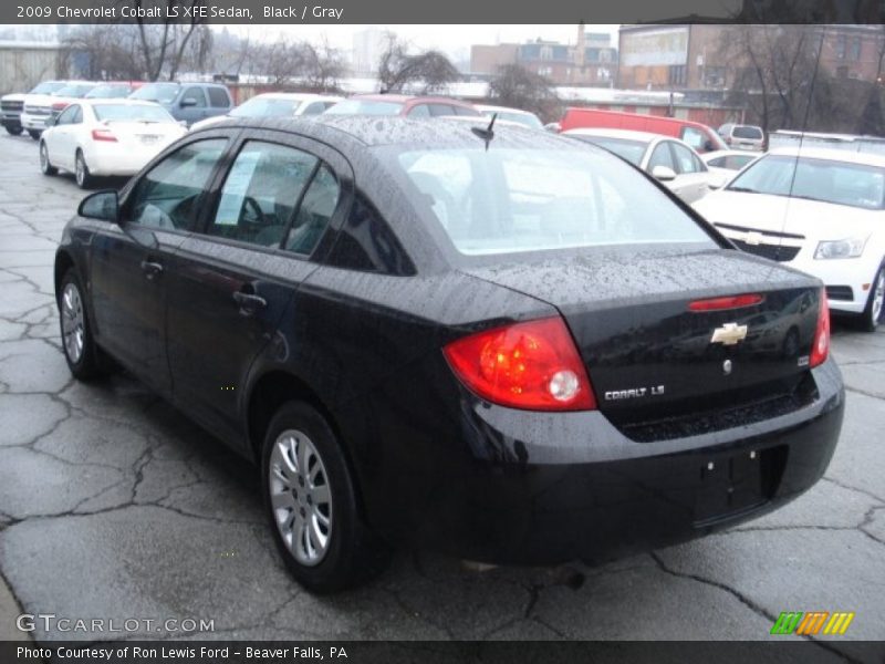 Black / Gray 2009 Chevrolet Cobalt LS XFE Sedan