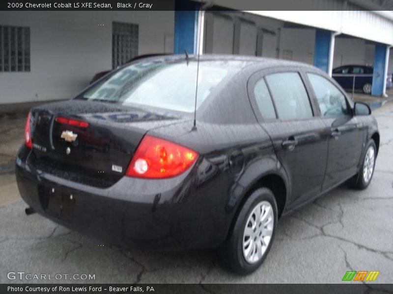 Black / Gray 2009 Chevrolet Cobalt LS XFE Sedan