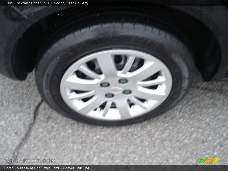 Black / Gray 2009 Chevrolet Cobalt LS XFE Sedan