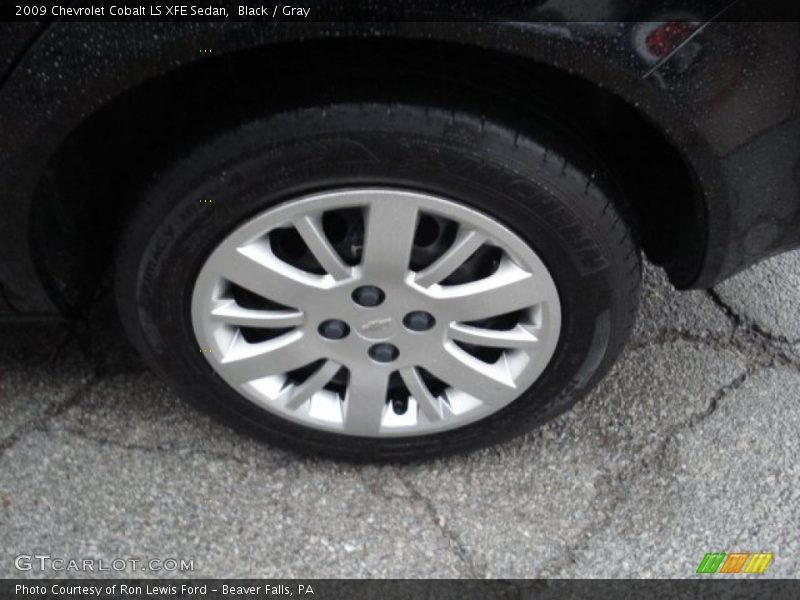 Black / Gray 2009 Chevrolet Cobalt LS XFE Sedan
