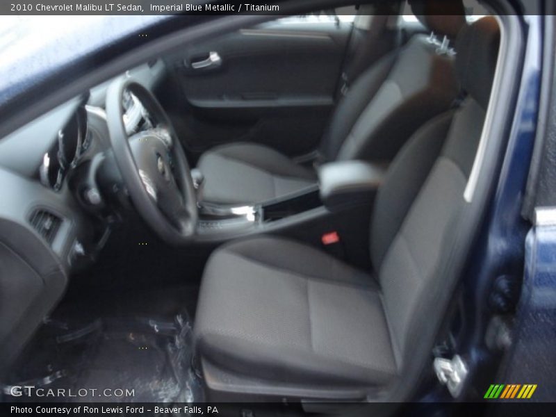 Imperial Blue Metallic / Titanium 2010 Chevrolet Malibu LT Sedan