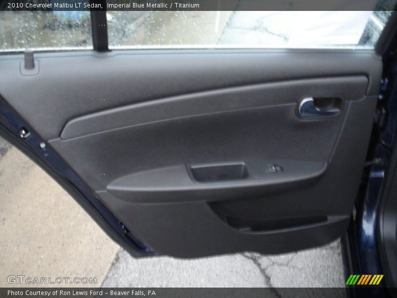 Imperial Blue Metallic / Titanium 2010 Chevrolet Malibu LT Sedan