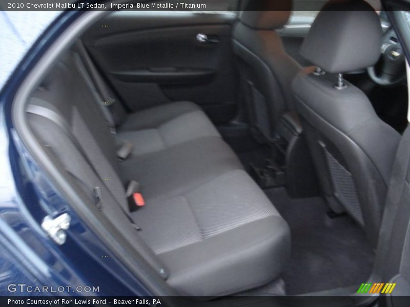 Imperial Blue Metallic / Titanium 2010 Chevrolet Malibu LT Sedan