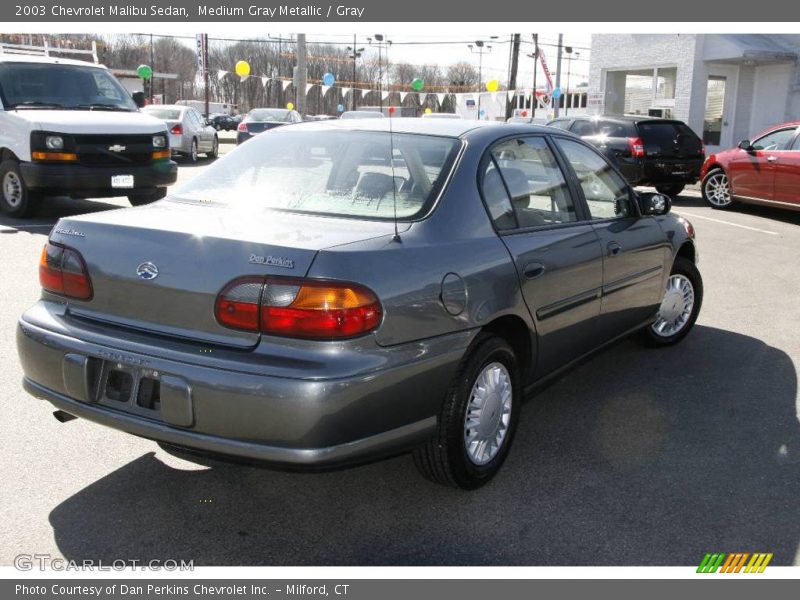 Medium Gray Metallic / Gray 2003 Chevrolet Malibu Sedan