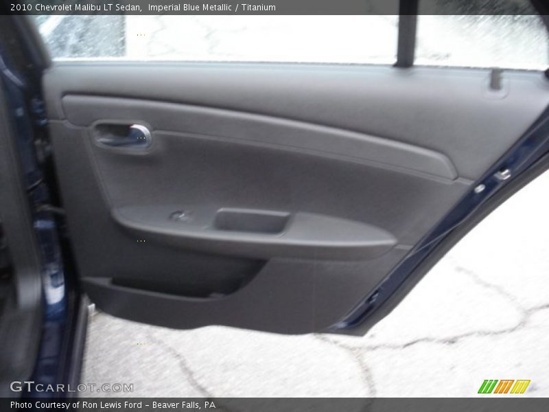 Imperial Blue Metallic / Titanium 2010 Chevrolet Malibu LT Sedan