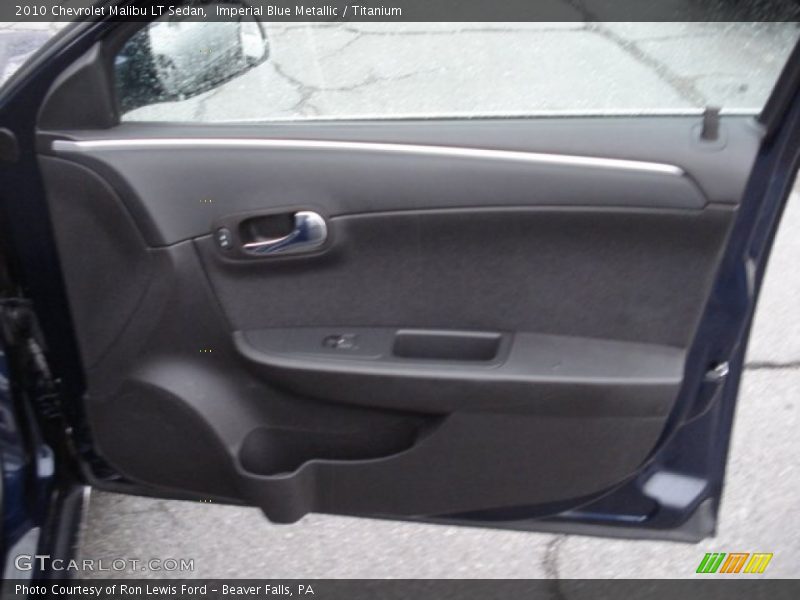 Imperial Blue Metallic / Titanium 2010 Chevrolet Malibu LT Sedan