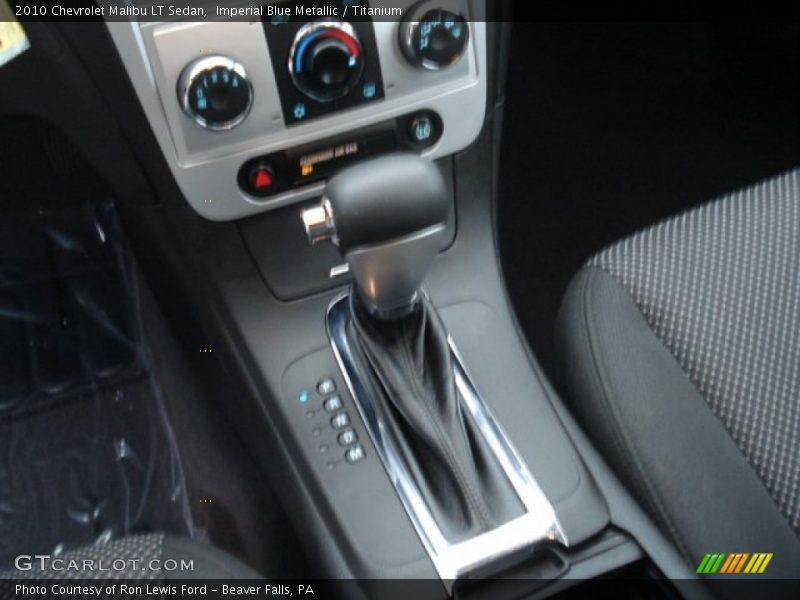 Imperial Blue Metallic / Titanium 2010 Chevrolet Malibu LT Sedan