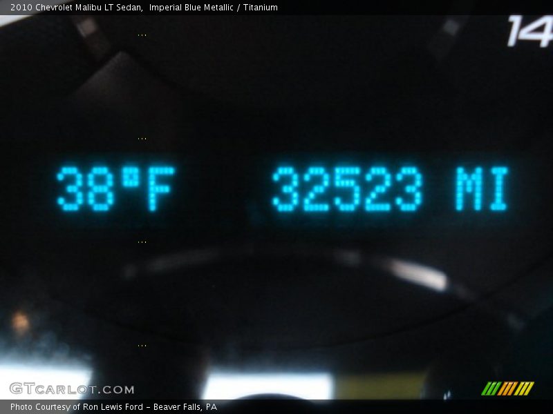Imperial Blue Metallic / Titanium 2010 Chevrolet Malibu LT Sedan