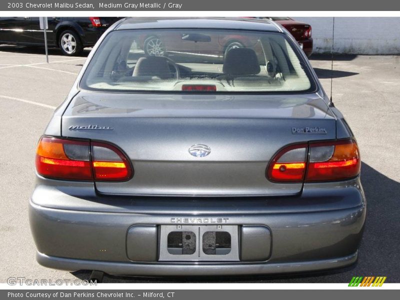 Medium Gray Metallic / Gray 2003 Chevrolet Malibu Sedan