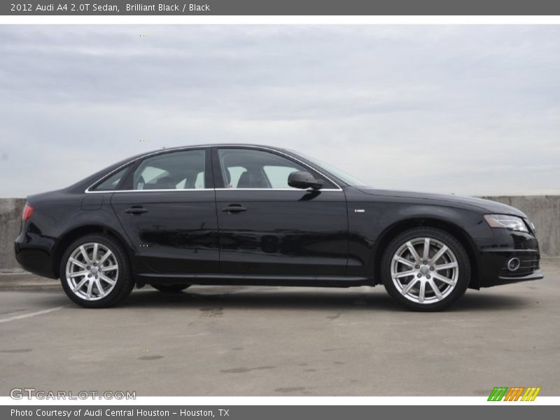 Brilliant Black / Black 2012 Audi A4 2.0T Sedan