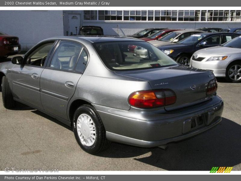 Medium Gray Metallic / Gray 2003 Chevrolet Malibu Sedan