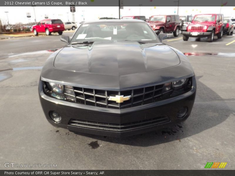 Black / Black 2012 Chevrolet Camaro LS Coupe