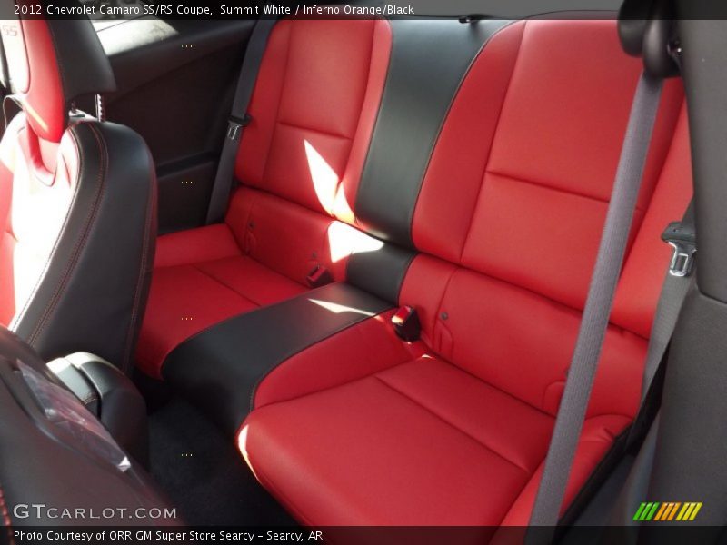 Summit White / Inferno Orange/Black 2012 Chevrolet Camaro SS/RS Coupe
