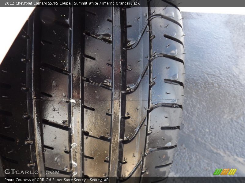 Summit White / Inferno Orange/Black 2012 Chevrolet Camaro SS/RS Coupe