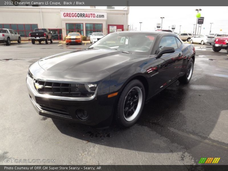 Black / Black 2012 Chevrolet Camaro LS Coupe