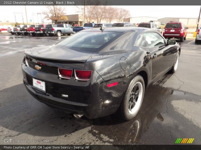 Black / Black 2012 Chevrolet Camaro LS Coupe