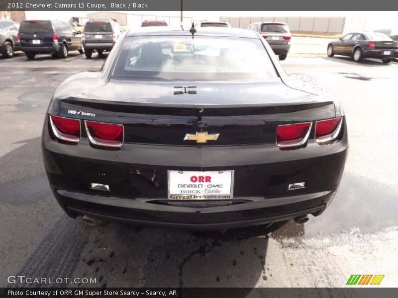 Black / Black 2012 Chevrolet Camaro LS Coupe