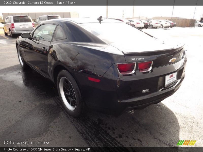 Black / Black 2012 Chevrolet Camaro LS Coupe