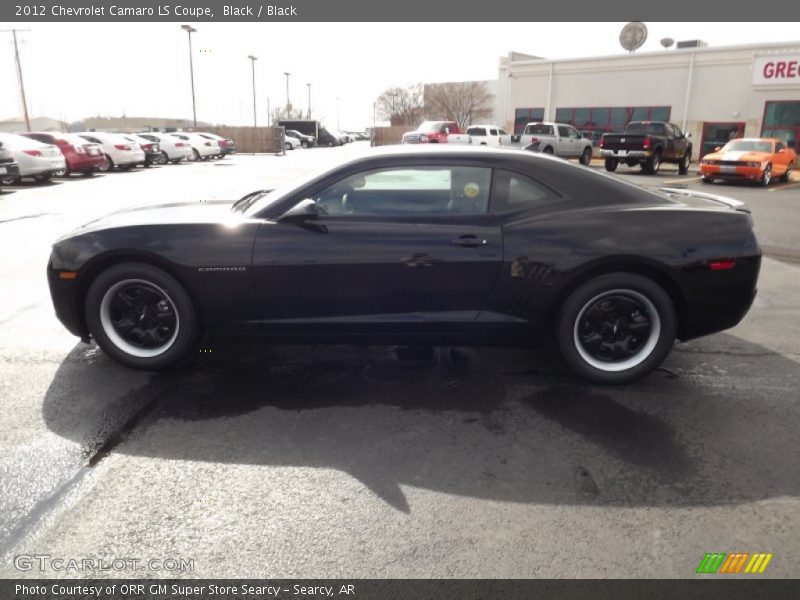 Black / Black 2012 Chevrolet Camaro LS Coupe