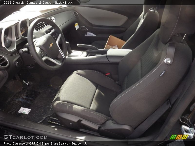 Black / Black 2012 Chevrolet Camaro LS Coupe