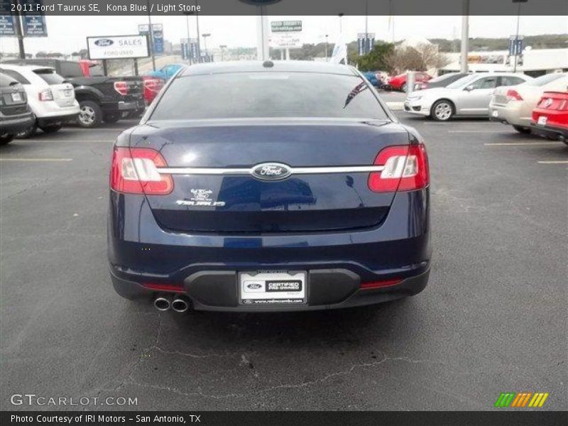 Kona Blue / Light Stone 2011 Ford Taurus SE