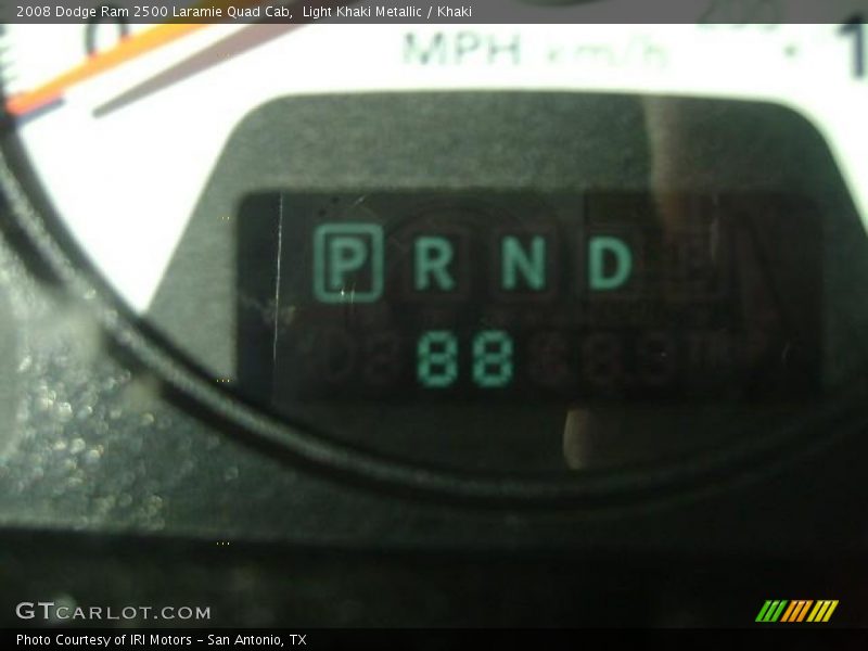 Light Khaki Metallic / Khaki 2008 Dodge Ram 2500 Laramie Quad Cab